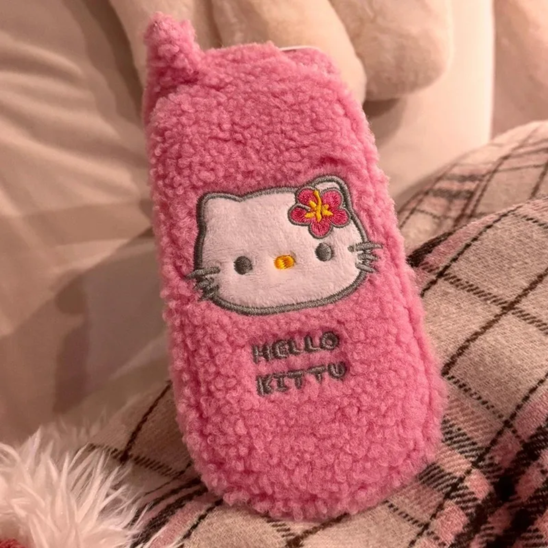 Funda de Peluche Kitty Para Iphone