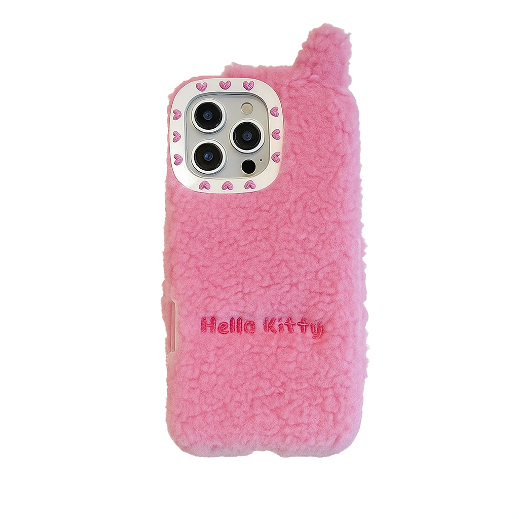 Funda de Peluche Kitty Para Iphone