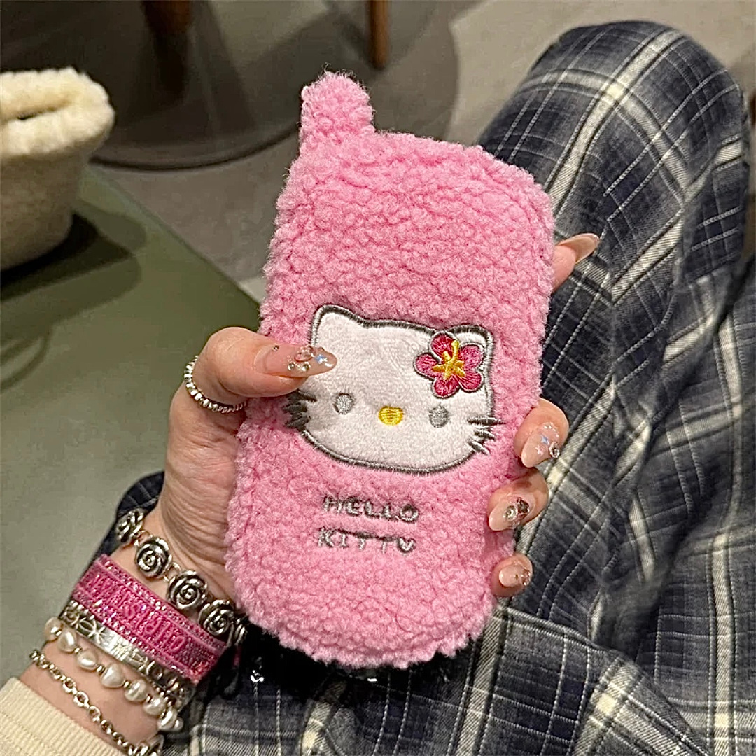 Funda de Peluche Kitty Para Iphone